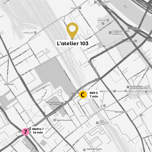 atelier 103 cowoeking open space share bureau paris ivry sur seine val de marne